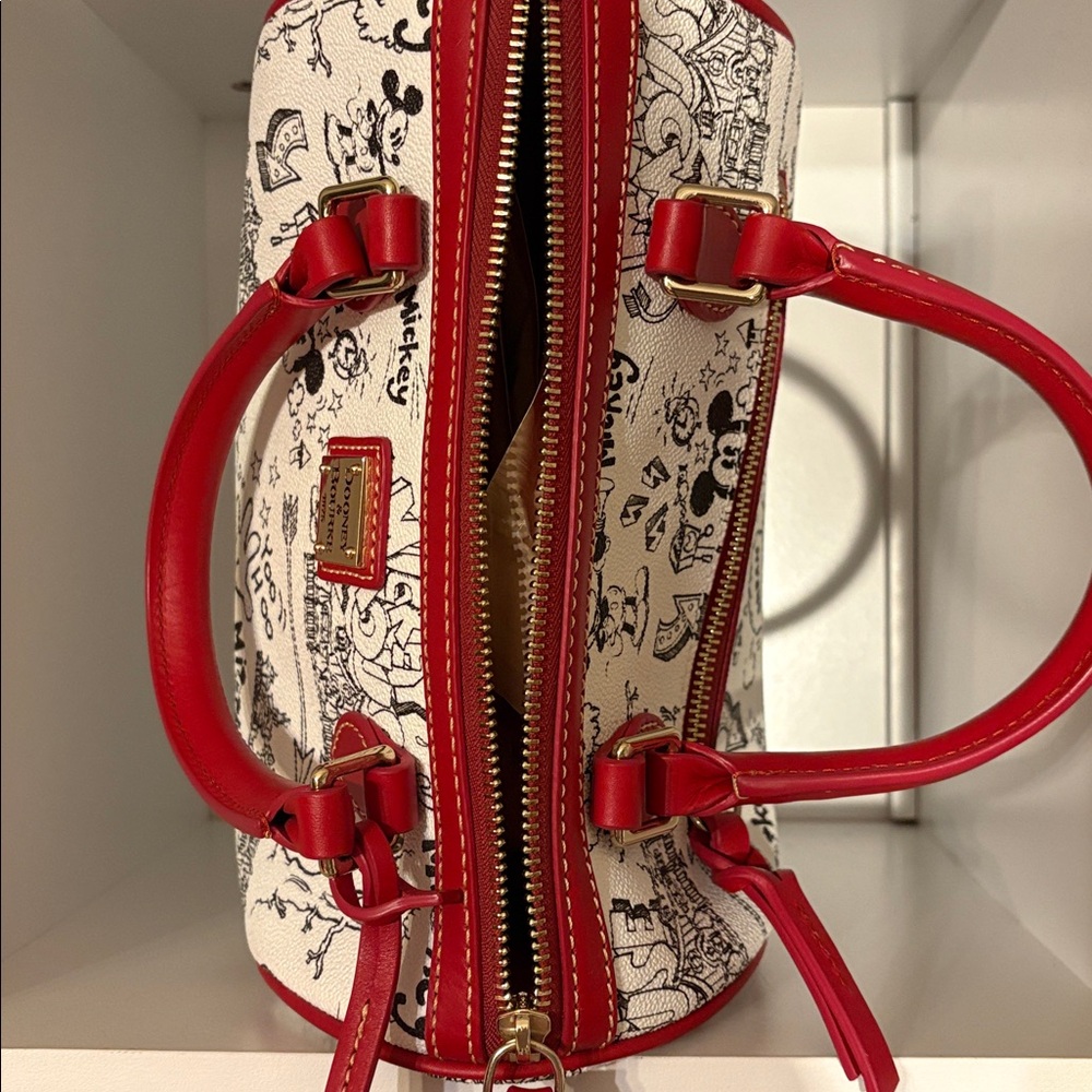 NWOT 2023 Dooney & Bourke Disney Parks Sketch Art Mickey Mouse Satchel ❤️ - Picture 6 of 9